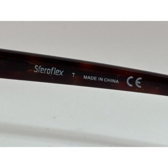 SFEROFLEX - Brown Tortoise 2546-B 441 52-16-135 Oval Eyeglass Frames - Picture 6 of 7
